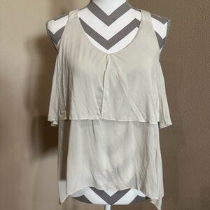 BCBGeneration ruffle/layered top, EUC!